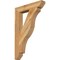 Ekena Millwork Funston Slat Rough Sawn Bracket, Western Red Cedar, 4"W x 24"D x 36"H BKT04X24X36FST06RWR - alternate 1